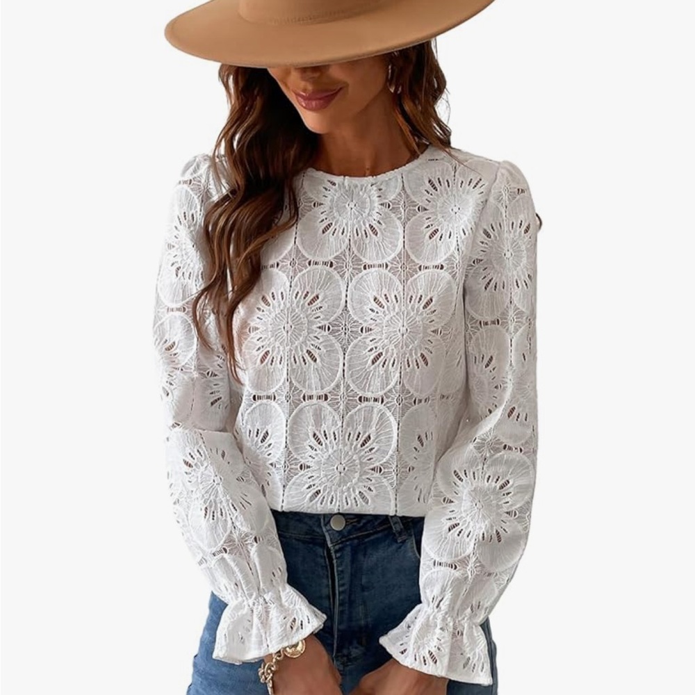 Lace Embroidered Blouse